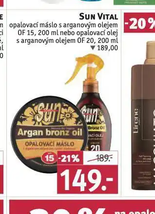 Rossmann Sun vital opalovací máslo nabídka