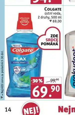 Rossmann Colgate ústní voda nabídka