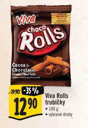 Jip Viva rolls trubičky nabídka
