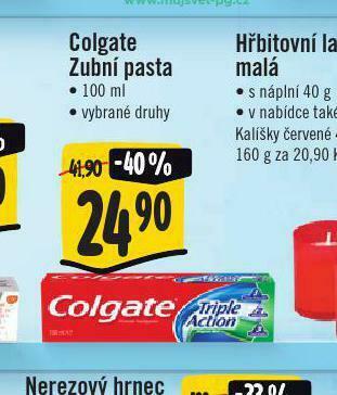 Jip Colgate zubní pasta nabídka
