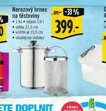 Jip Nerezový hrnec na těstoviny nabídka