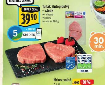 Jip Tuňák žlutoploutvý - steak nabídka