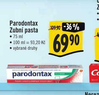 Parodontax zubní pasta