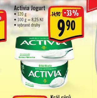 Albert Activia jogurt nabídka