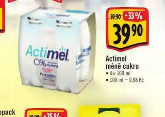 Albert Actimel méně cukru nabídka