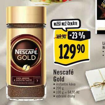 Albert Nescafé gold instantní káva nabídka