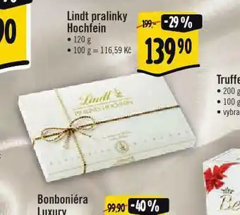 Albert Lindt prainky hochfein nabídka