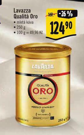 Albert Lavazza qualitá oro mletá káva nabídka