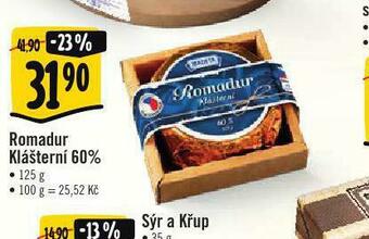 Albert Romadur klášterní 60% nabídka