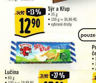 Albert Sýr a křup nabídka