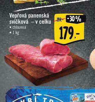 Albert Vepřová panenská svíčková nabídka
