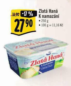 Albert Zlatá haná k namazání nabídka