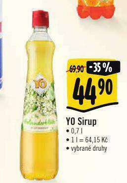 Albert Yo sirup nabídka