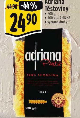 Albert Adriana těstoviny nabídka