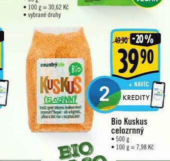 Albert Bio kuskus celozrnný nabídka