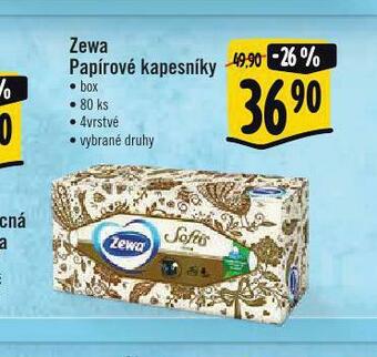 Albert Zewa papírové kapesníky nabídka