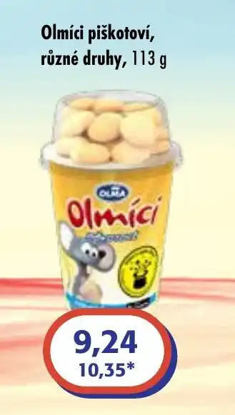 Olmíci piškotoví, různé druhy