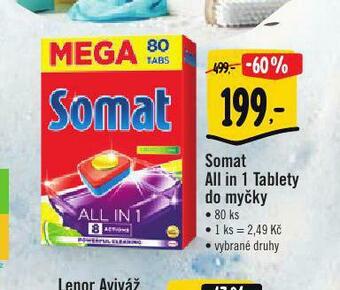 Albert Somat all in 1 tablety do myčky nabídka