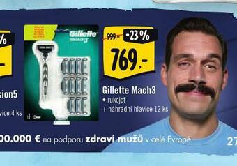 Albert Gillette mach 3 nabídka