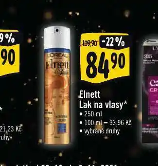 Albert Elnett lak na vlasy nabídka