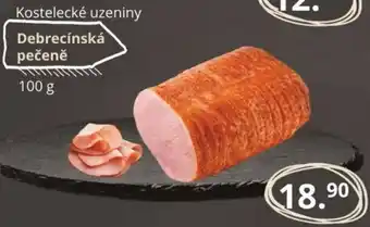 Potraviny CZ Kostelecké uzeniny Debrecínská pečeně nabídka