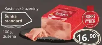 Potraviny CZ Kostelecké uzeniny Šunka standard nabídka