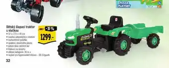 Albert Dětský šlapací traktor s vlečkou nabídka