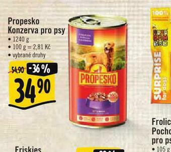 Albert Propesko granule pro psy nabídka
