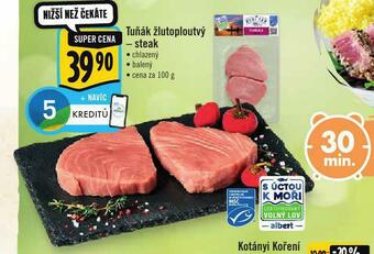 Albert Tuňák žlutoploutvý - steak nabídka