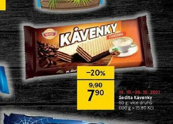 Tesco Sedita kávenky nabídka