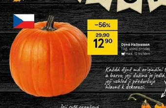 Tesco Dýně halloween nabídka