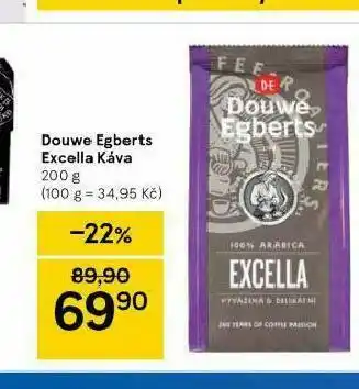 Tesco Douwe egberts excella káva nabídka