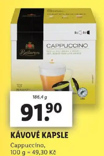 Lidl KÁVOVÉ KAPSLE nabídka