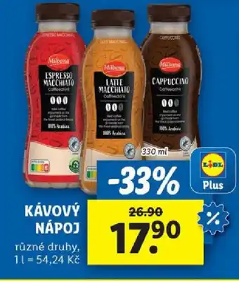 Lidl KÁVOVÝ NÁPOJ nabídka