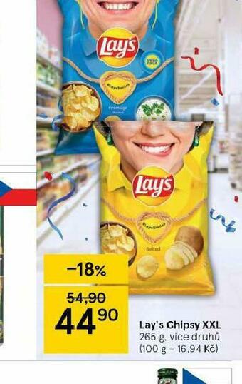Tesco Lay´s chipsy xxl nabídka