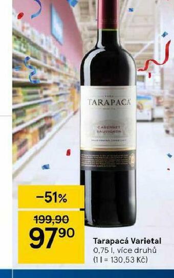 Tesco Tarapacá varietal nabídka