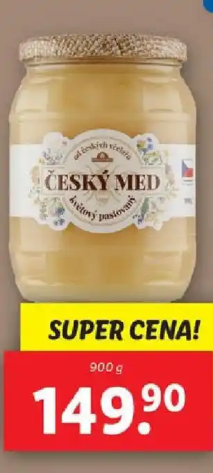 Lidl ČESKÝ MED KVĚTOVÝ PASTOVANÝ nabídka
