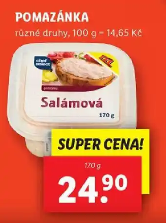 Lidl POMAZÁNKA nabídka