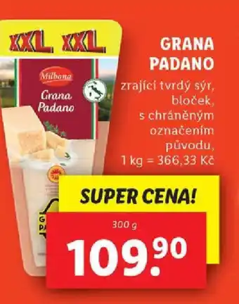Lidl GRANA PADANO nabídka