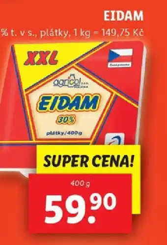 Lidl EIDAM nabídka