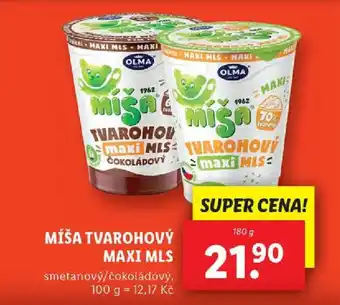 Lidl MÍŠA TVAROHOVÝ MAXI MLS nabídka