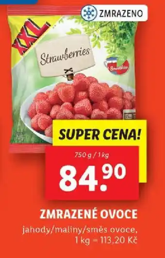 Lidl ZMRAZENÉ OVOCE nabídka