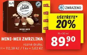 Lidl MINI-MIX ZMRZLINA nabídka