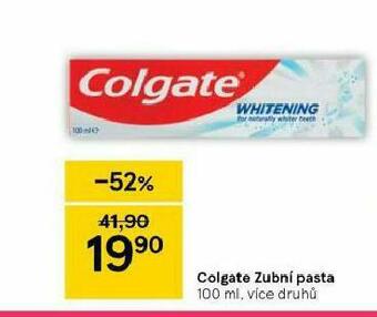 Tesco Colgate zubní pasta nabídka