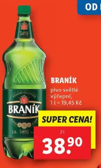 Lidl BRANÍK 2L nabídka