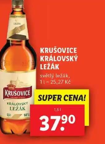 Lidl KRUŠOVICE KRÁLOVSKÝ LEŽÁK 1.5L nabídka
