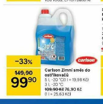Tesco Carlson zimní směs do ostřikovačů nabídka