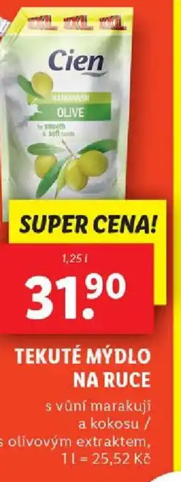 Lidl TEKUTÉ MÝDLO NA RUCE nabídka
