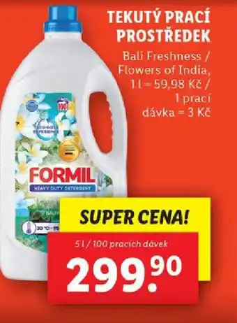 Lidl TEKUTÝ PRACÍ PROSTŘEDEK nabídka