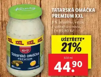 Lidl TATARSKÁ OMÁČKA PREMIUM XXL nabídka